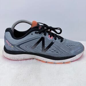 New Balance 860v8 Womens Running Shoes Multicolor Gray Mesh Low Top Size 9